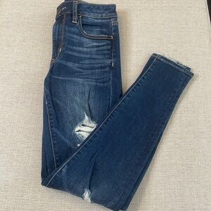 NEW American Eagle Denim X High-Waisted Skinny Jean Jegging Midnight Dreamer